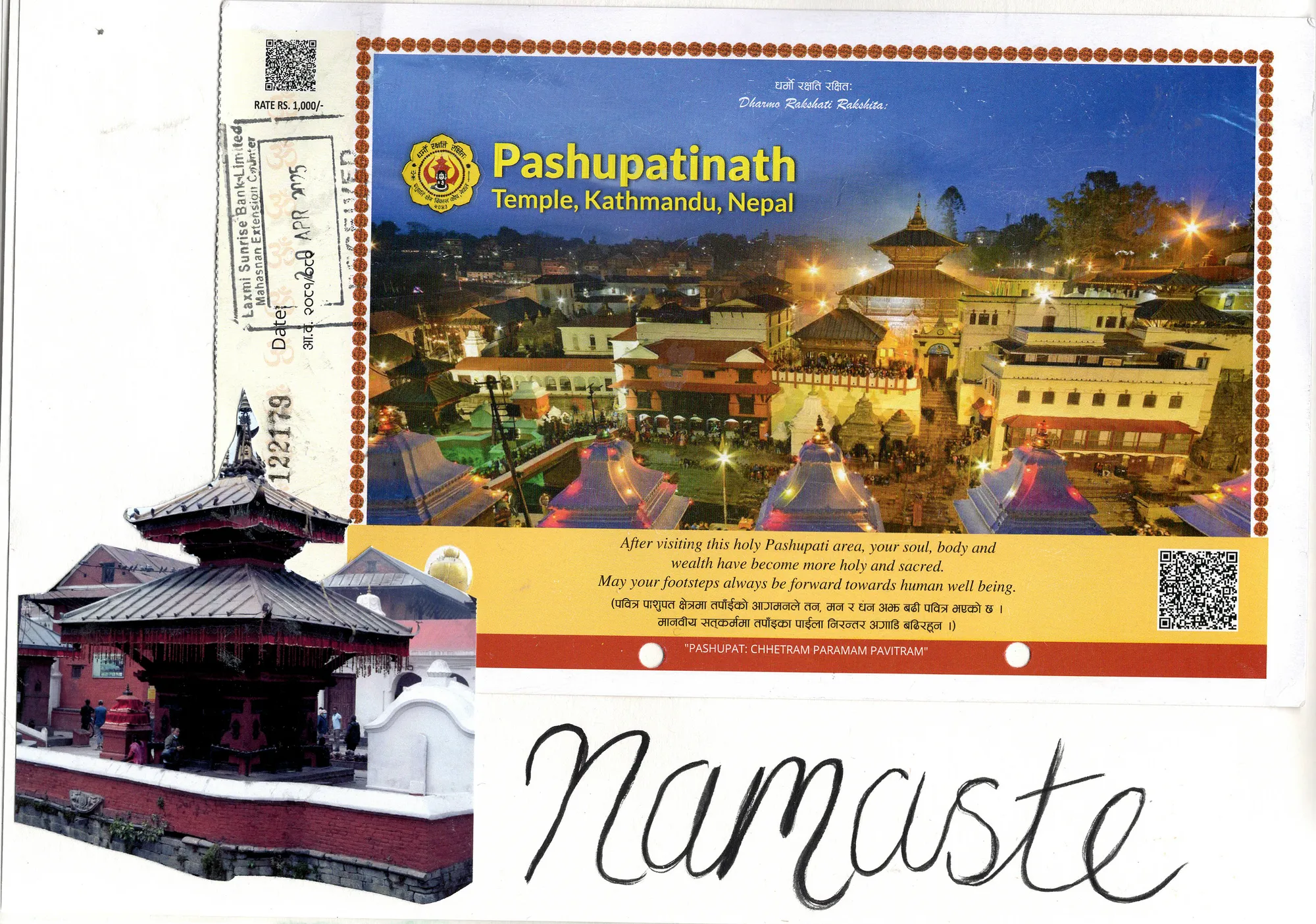 Namaste, Kathmandu, Nepal