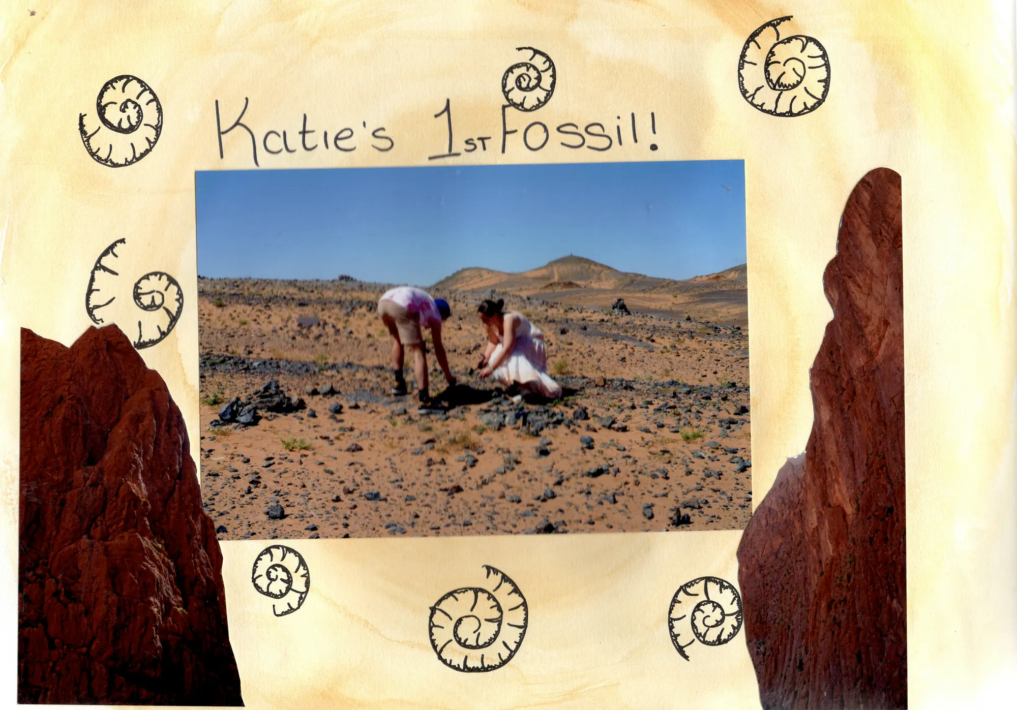 Katie's 1st Fossil!