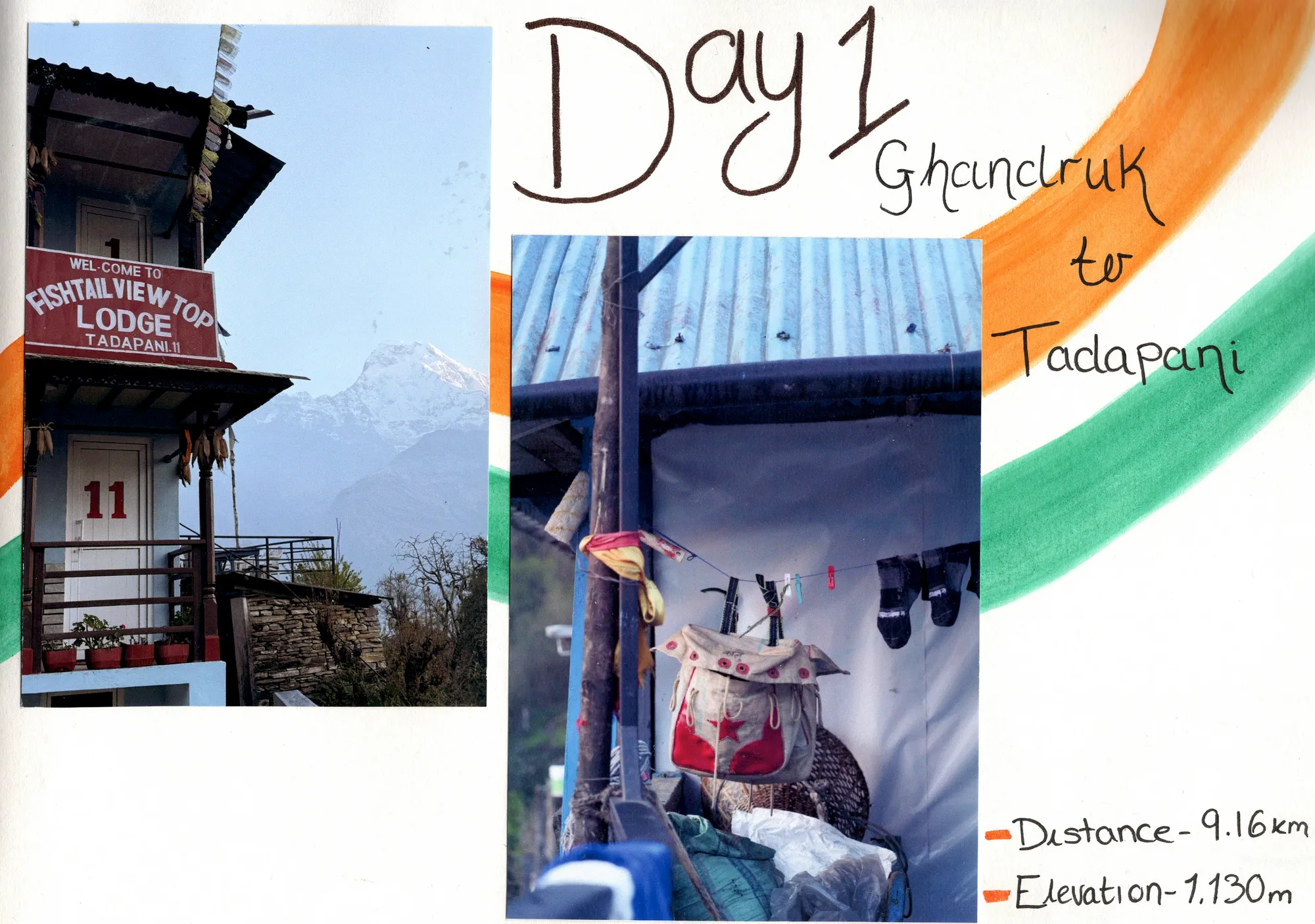 Ghandruk to Tadapani, Nepal