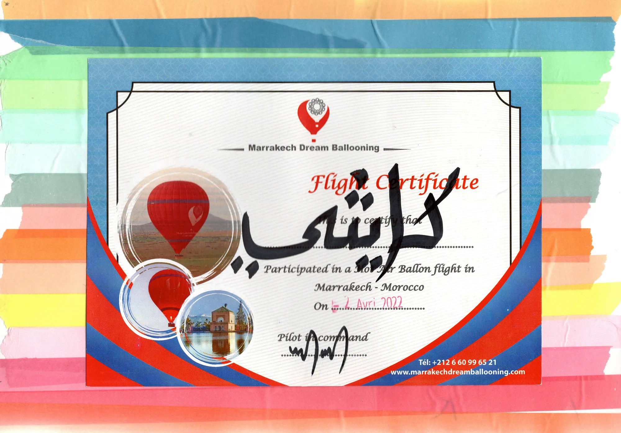 Balloon flight, Marrakech, Morocco