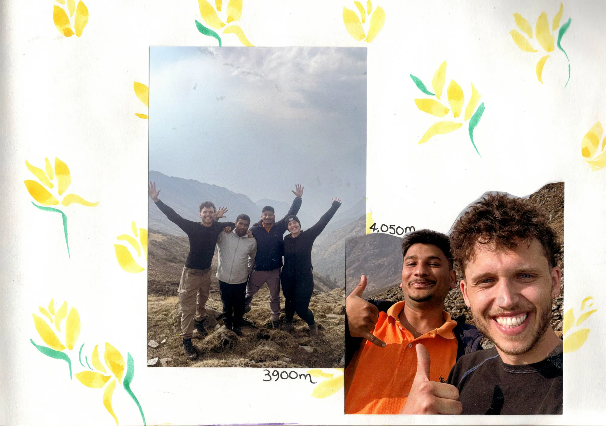 4,050m summit