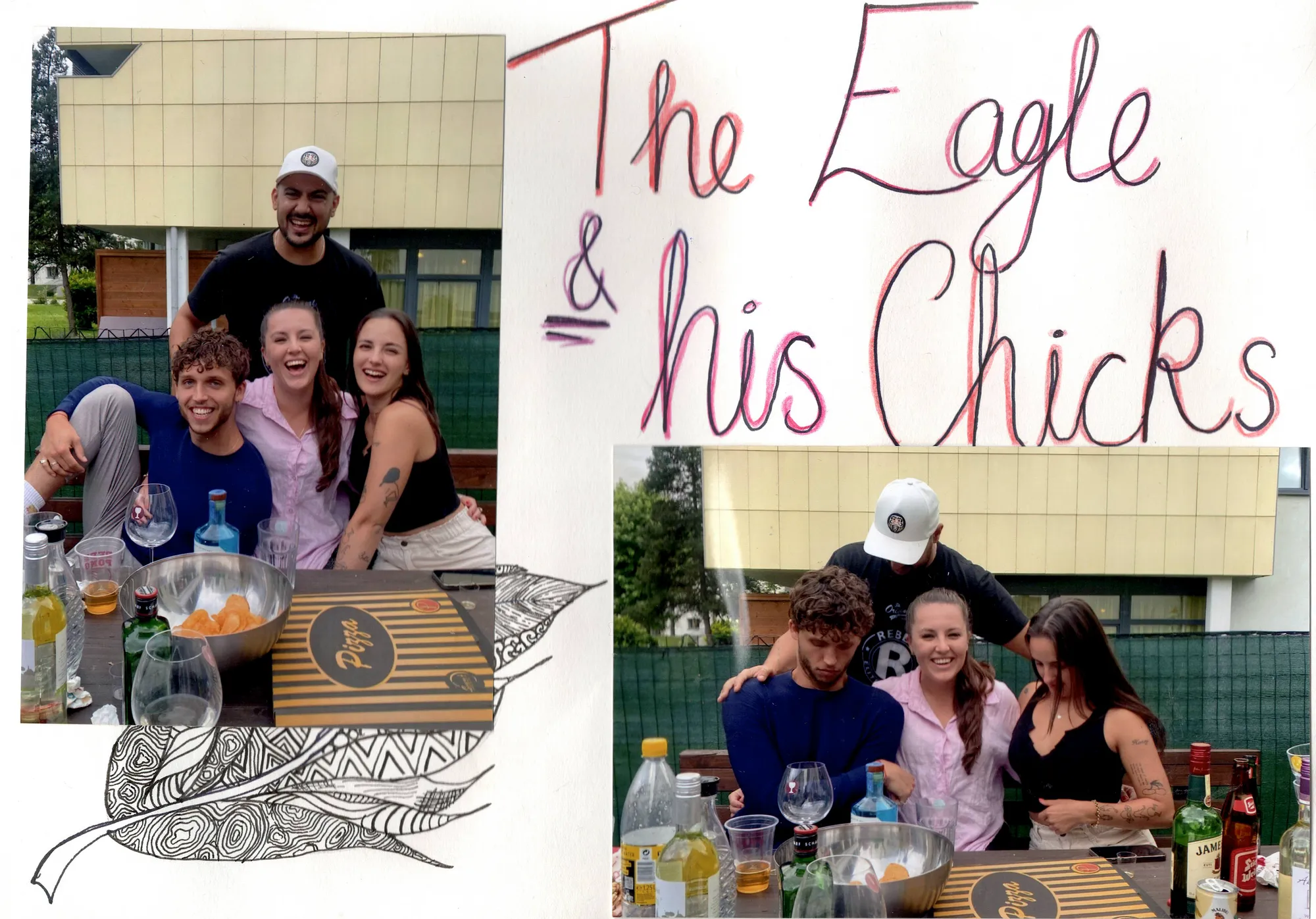 The Eagle & his Chicks