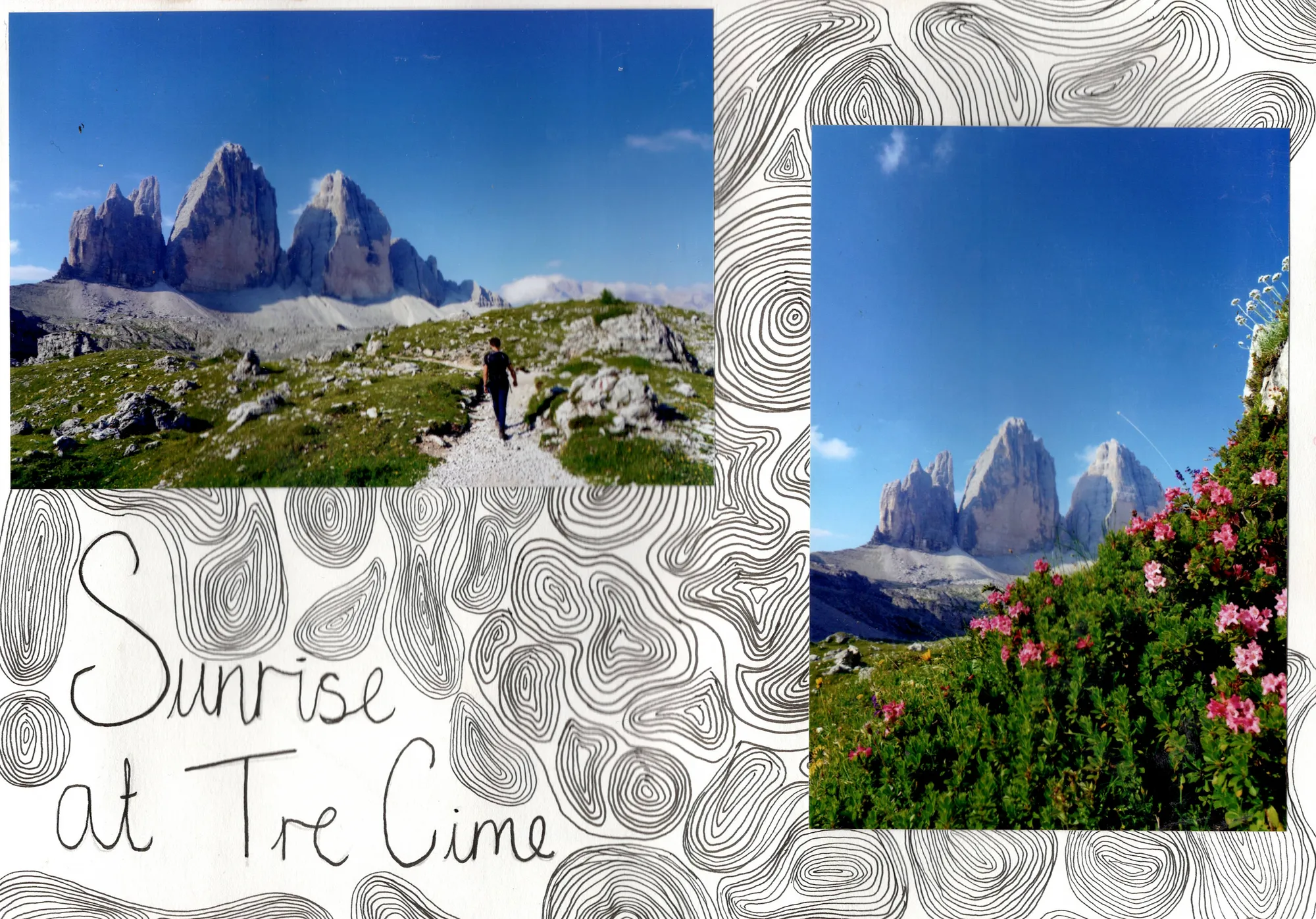 Sunrise at Tre Cime, Italy