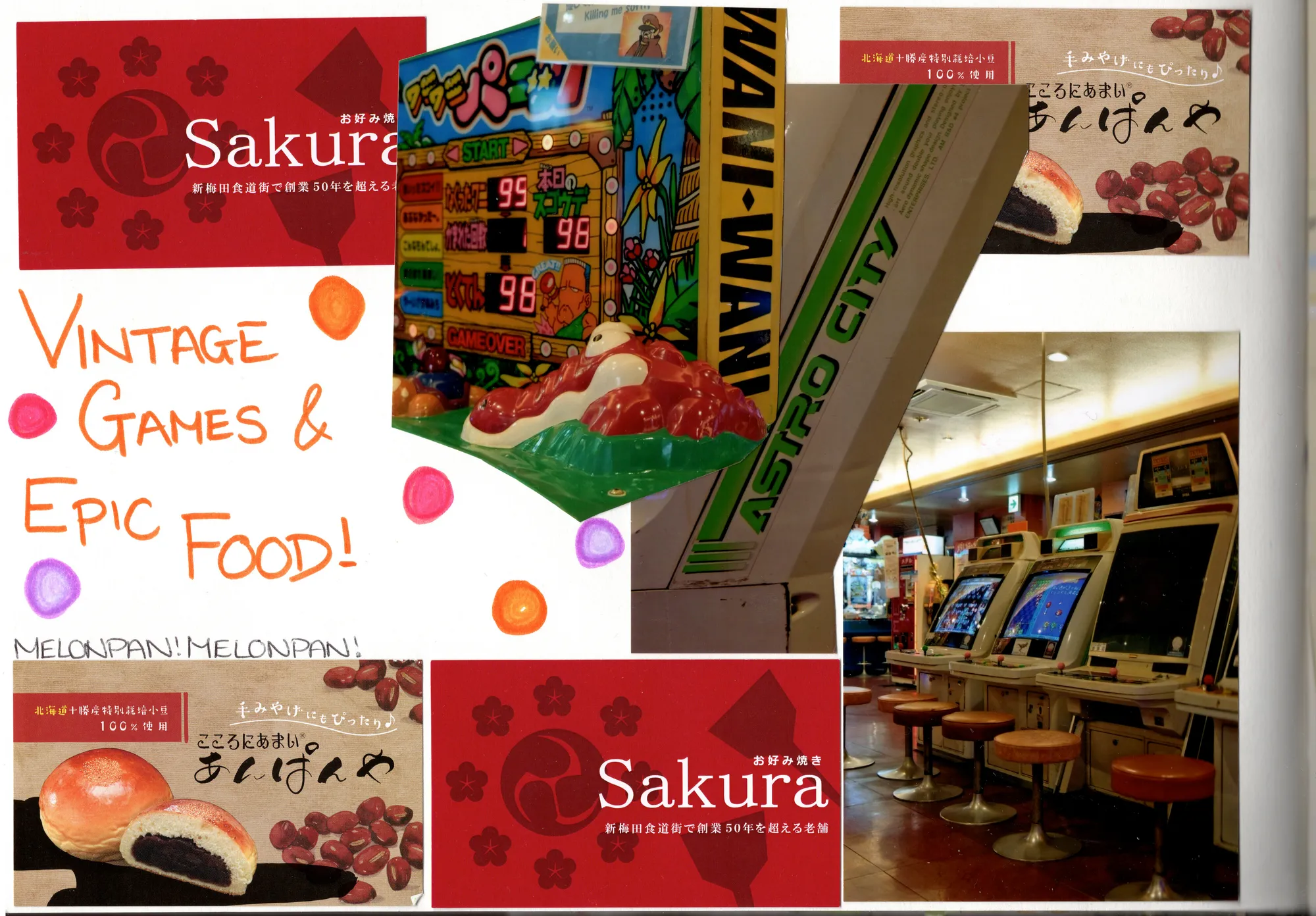Vintage Games & Epic Food — Japan
