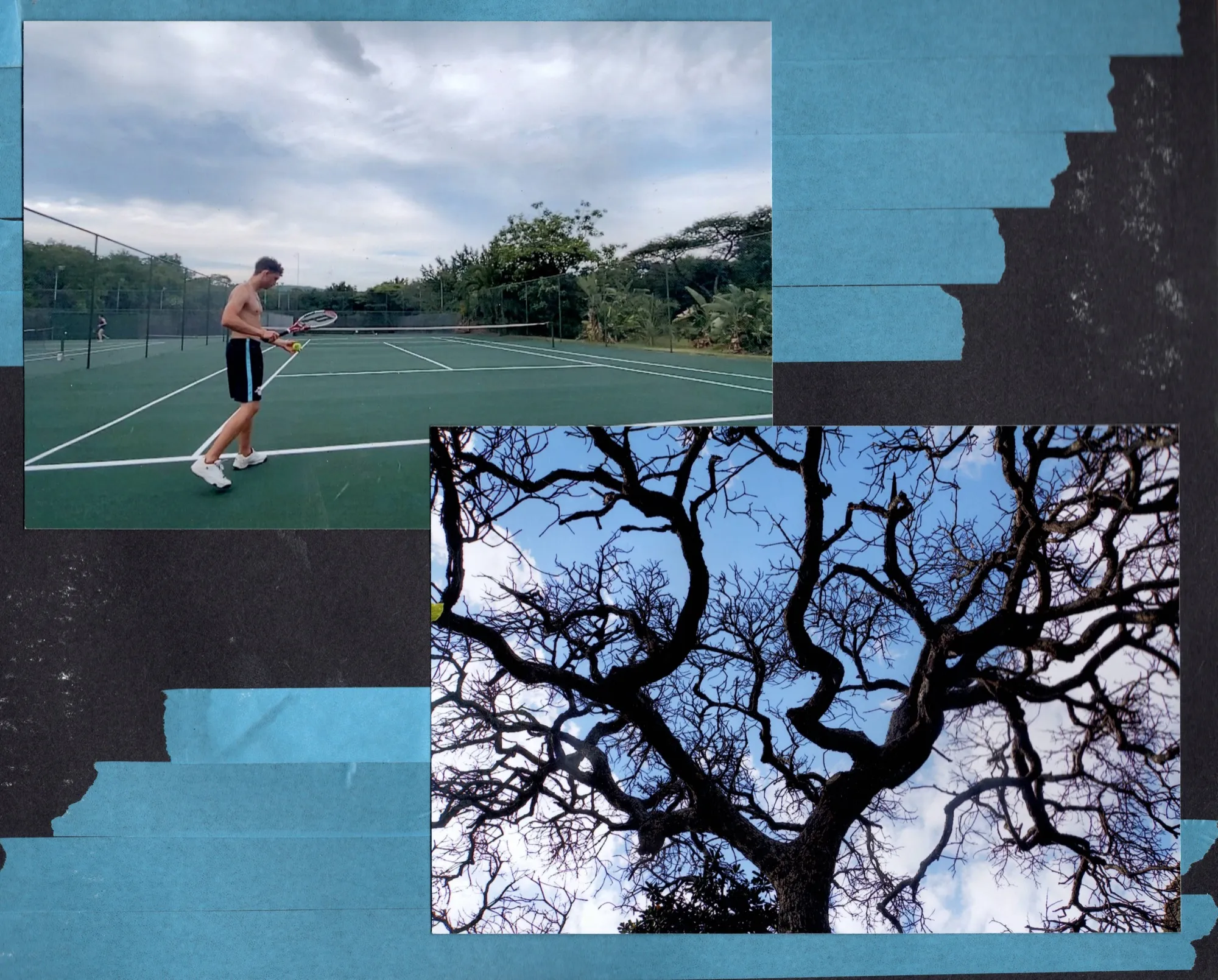 Tennis court, South Africa