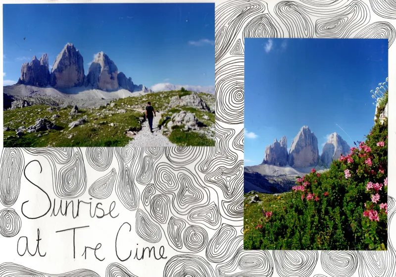Sunrise at Tre Cime, Italy